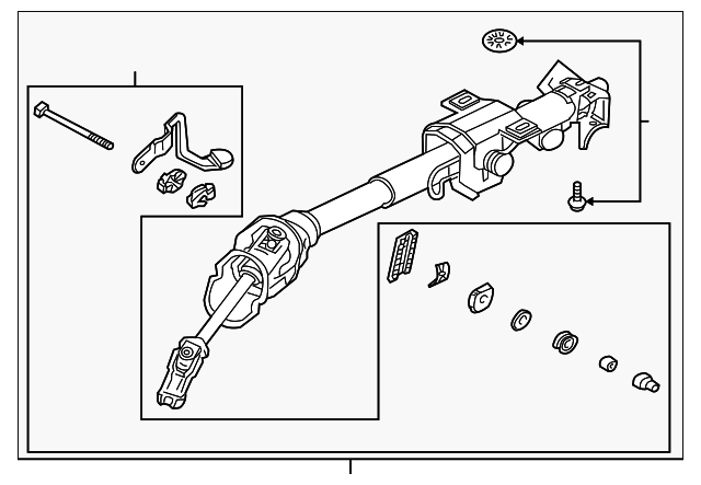 92148167 Деталь STEERING COLUMN
