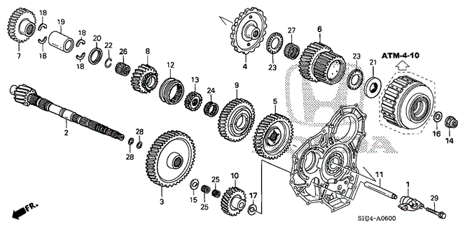 Holder, Idle Shaft Holder, Idle Shaft