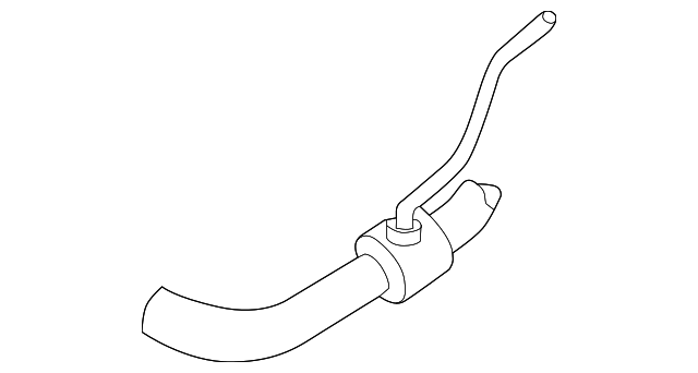 2L5Z-8286-AA Деталь LOWER HOSE