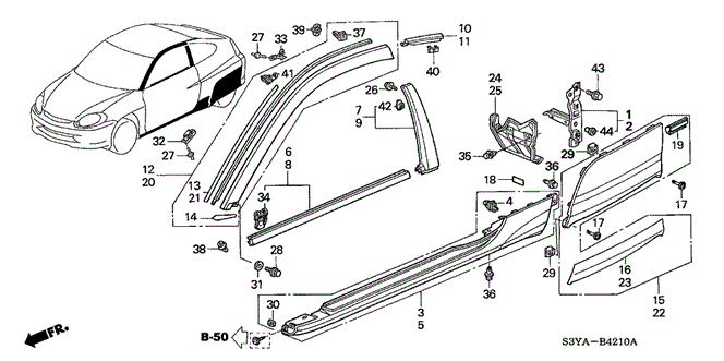 Interior/Bumper/Molding for 2005 Honda INSIGHT #1