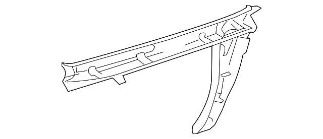 C2C35404 Деталь BUMPER COVER SIDE BRACKET, LEFT