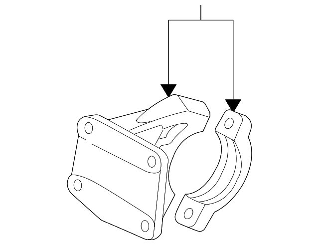 30735381 Деталь BEARING SUPPORT, RIGHT