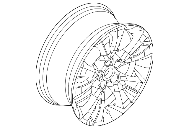 BG1Z-1007-A Деталь WHEEL, ALLOY