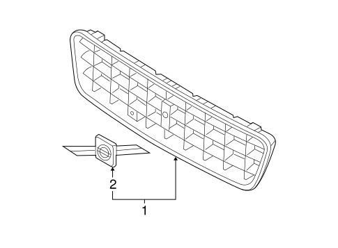 S60 GRILLE & COMPONENTS