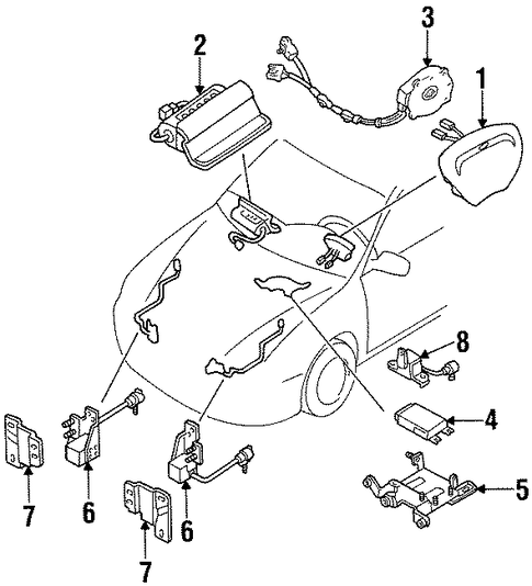Tracer AIR BAG COMPONENTS