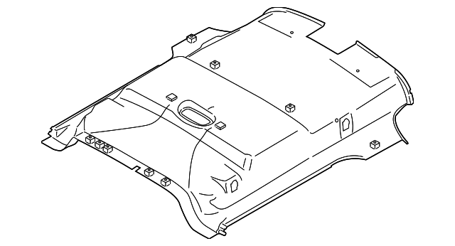 DT1Z-1751942-AB Деталь REAR HEADLINER