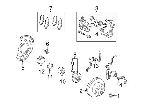 BRAKES/ANTI-LOCK BRAKES for 2006 Toyota Solara #2