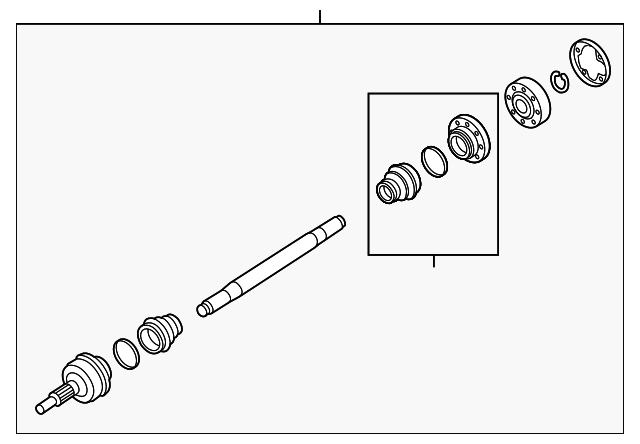 991-332-024-10 Деталь AXLE ASSY, RIGHT