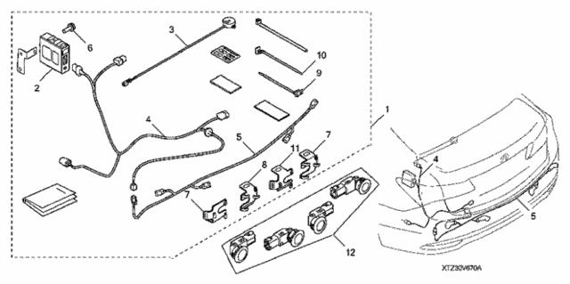 Back-UP Sensor for 2020 Acura TLX #0
