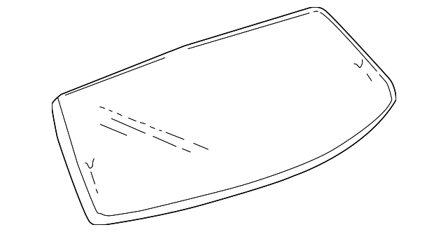 21997781 Деталь BACK GLASS
