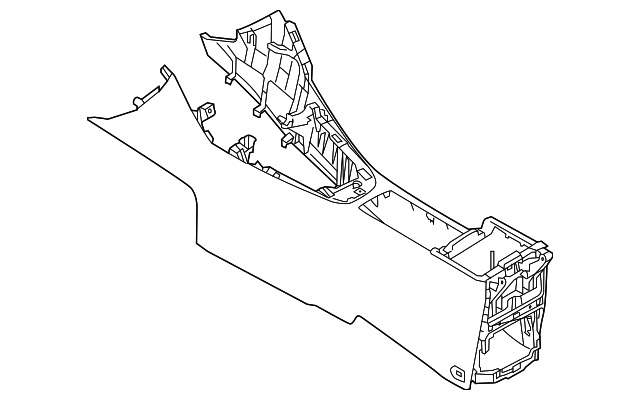 F1EZ-58045A36-HB Деталь CENTER CONSOLE