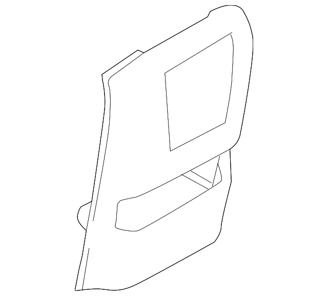 F1EZ-58043B63-AD Деталь REAR PANEL