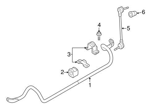 Front Suspension/Stabilizer Bar & Components for 2017 Ford Taurus #1