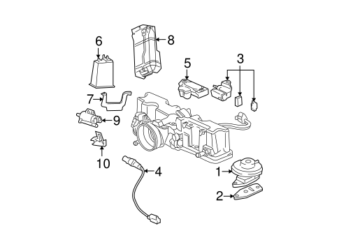Emission System/Emission Components for 2005 Pontiac Sunfire #1