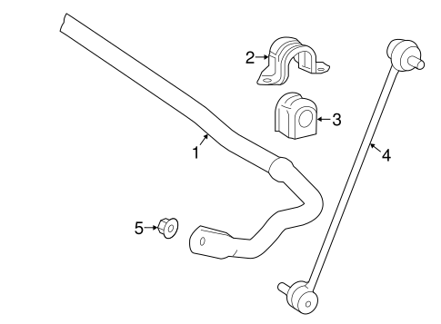 FRONT SUSPENSION/STABILIZER BAR & COMPONENTS for 2016 Toyota Prius #1