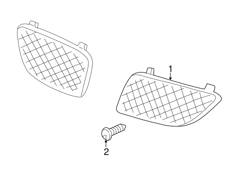 Grand Am GRILLE & COMPONENTS