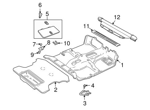Freelander INTERIOR TRIM - REAR BODY