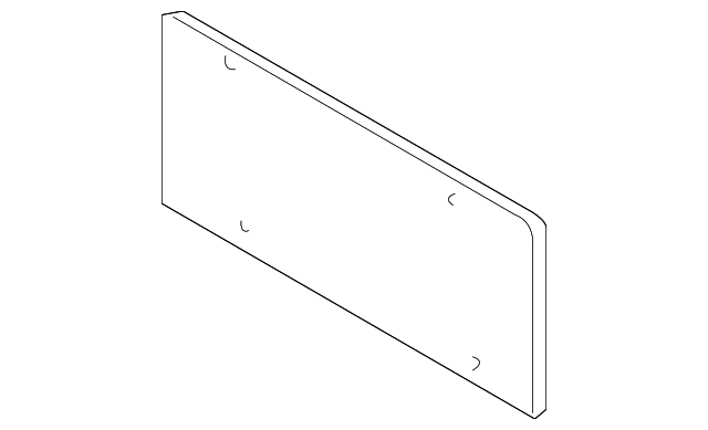997-701-107-00-01C Деталь LICENSE BRACKET