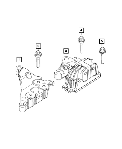Engine Mounting for 2015 Jeep Renegade #0