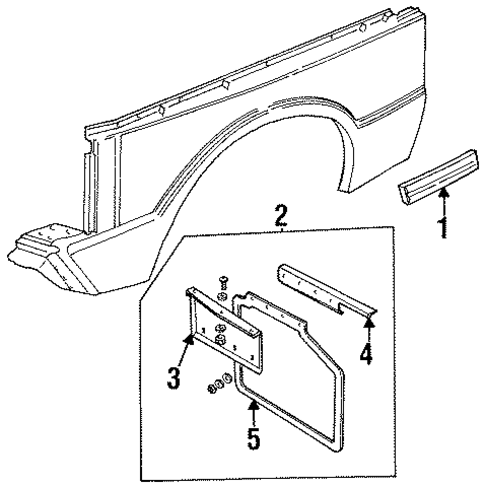 Defender 110 EXTERIOR TRIM - FENDER