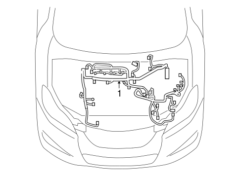 ELECTRICAL/WIRING HARNESS for 2009 Toyota Matrix #1