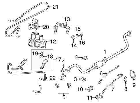 Panamera STABILIZER BAR & COMPONENTS 3