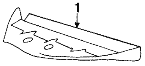 Engine/Engine Appearance Cover for 1996 Ford Mustang #1