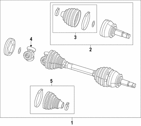 Axle Shafts & Joints for 2015 Jeep Renegade #0