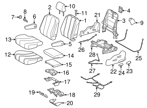 BODY/SECOND ROW SEATS for 2016 Toyota Sienna #5