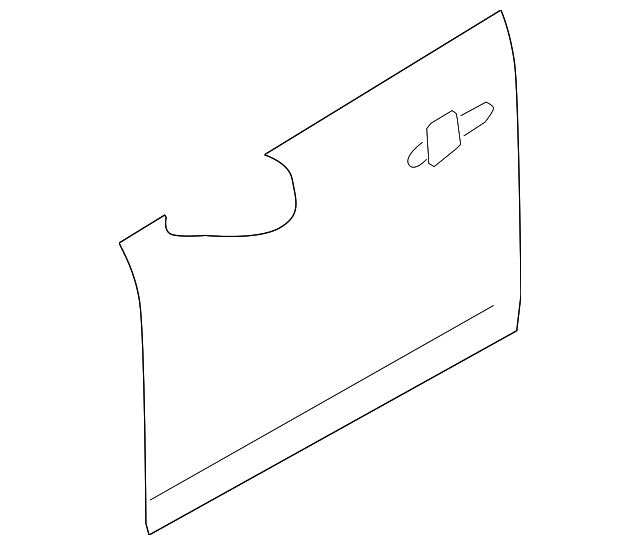 AE9Z-7420200-A Деталь OUTER PANEL, RIGHT