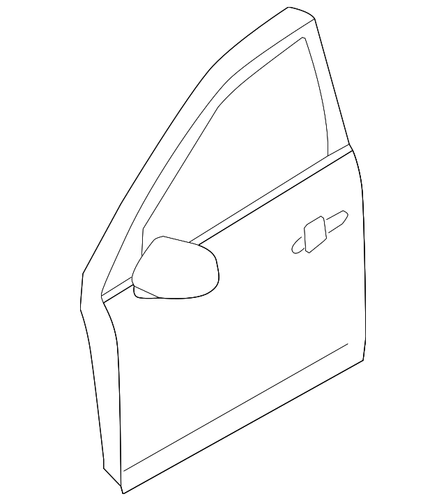 AE9Z-7420124-A Деталь DOOR SHELL, RIGHT