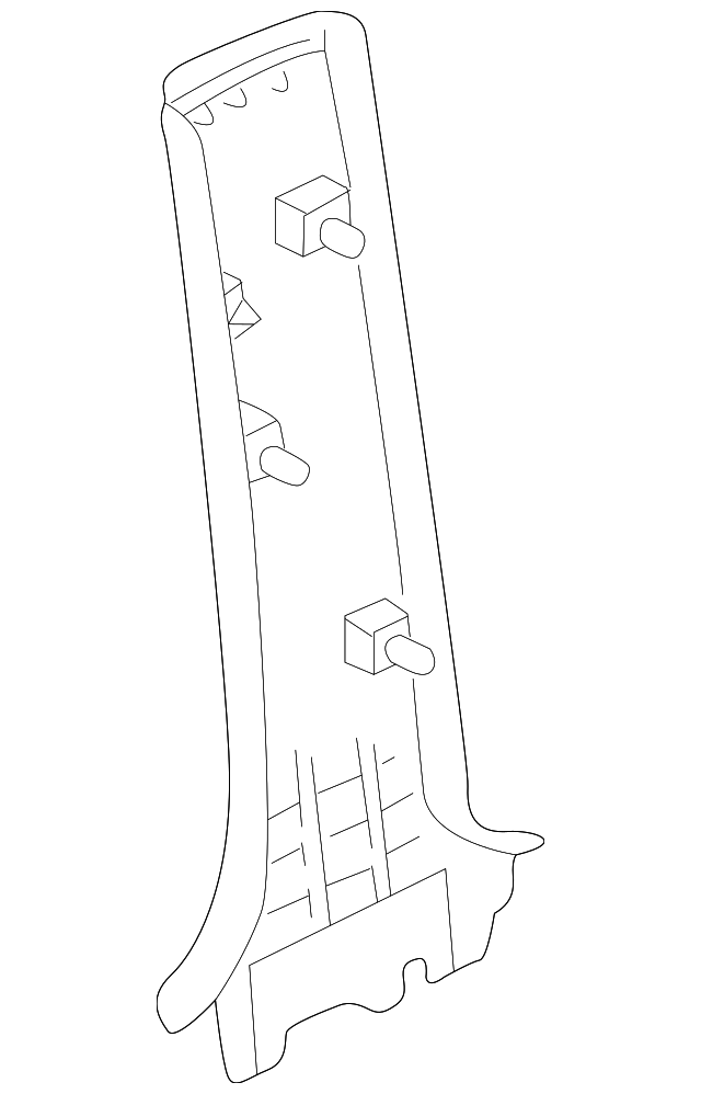 YL8Z-7824356-AAC Деталь CENTER PLR TRIM, RIGHT