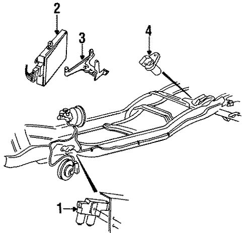 ABS Components for 1994 Mazda B3000 #0