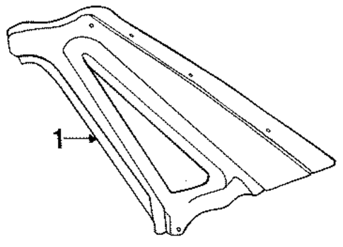 Tracer INTERIOR TRIM - QUARTER PANELS