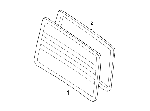 Sunfire GLASS & HARDWARE - BACK