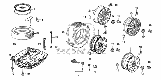 Wheel Disk (KA) for 2011 Honda Accord Crosstour #0