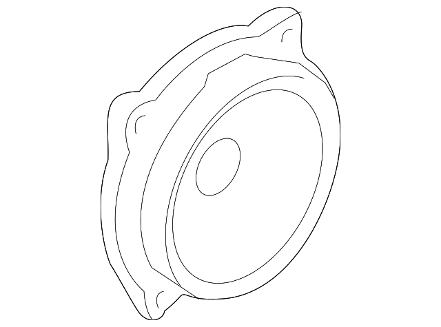 XQM500430 FRONT DR SPEAKER, LEFT