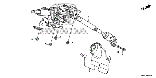 CHASSIS/STEERING COLUMN for 2011 Honda CIVIC SEDAN #1