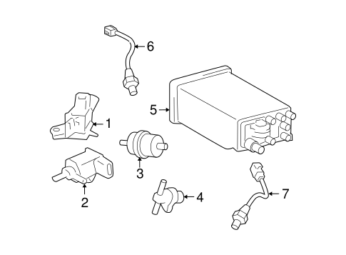 EMISSION SYSTEM/EMISSION COMPONENTS for 2005 Toyota Tundra #1