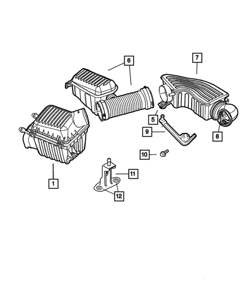 Air Cleaner for 2003 Dodge Intrepid #0