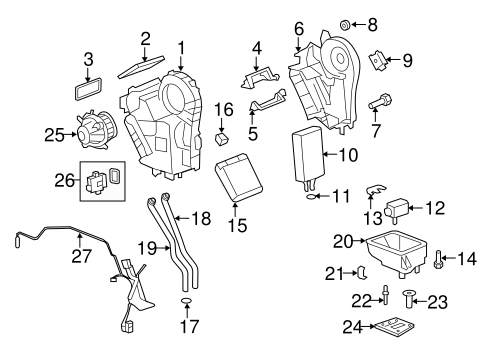 HVAC/Auxiliary Heater & AC for 2019 GMC Acadia #2