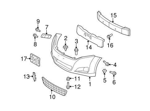 BODY/BUMPER & COMPONENTS - FRONT for 2010 Toyota Venza #1