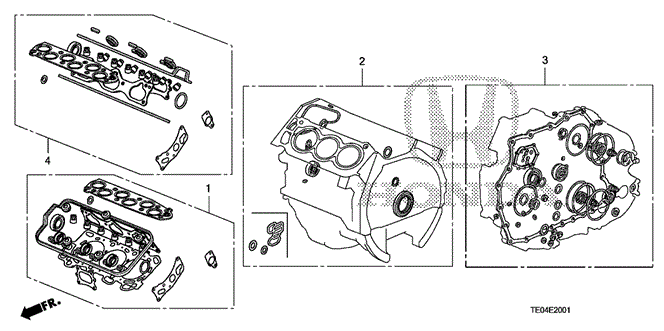 Engine/Gasket Kit (V6) for 2009 Honda ACCORD COUPE #1