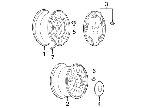 Wheels for 1997 Chevrolet Malibu #0