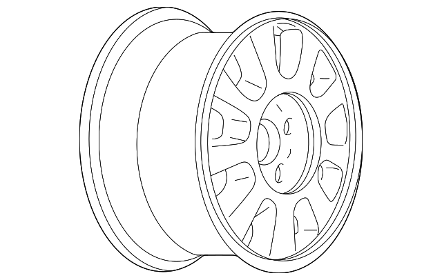 12365485 WHEEL, ALLOY