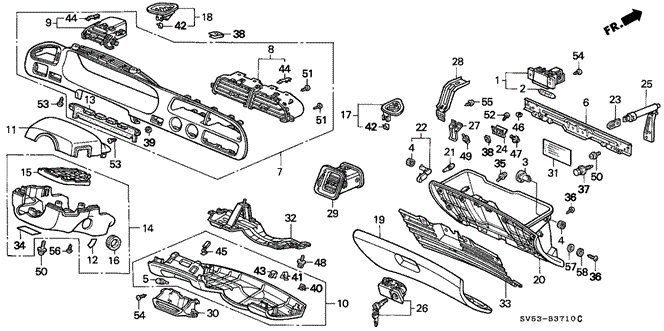 1997 Honda ACCORD 5-DOOR LX OUTLET SUB-ASSY., CENTER DUCT *NH1L* (BLACK) - (77202SV4A01ZA) 1997 Honda ACCORD 5-DOOR LX OUTLET SUB-ASSY., CENTER DUCT *NH1L* (BLACK) - (77202SV4A01ZA)