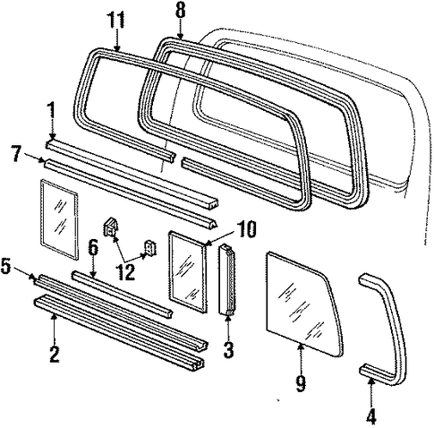 Ranger GLASS & HARDWARE - BACK
