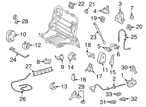 BODY/REAR SEAT COMPONENTS for 2009 Toyota Land Cruiser #5