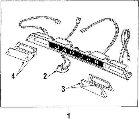 XJS BACKUP & LICENSE LAMPS