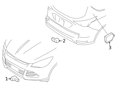 Electrical Components for 2021 Ford Escape #1